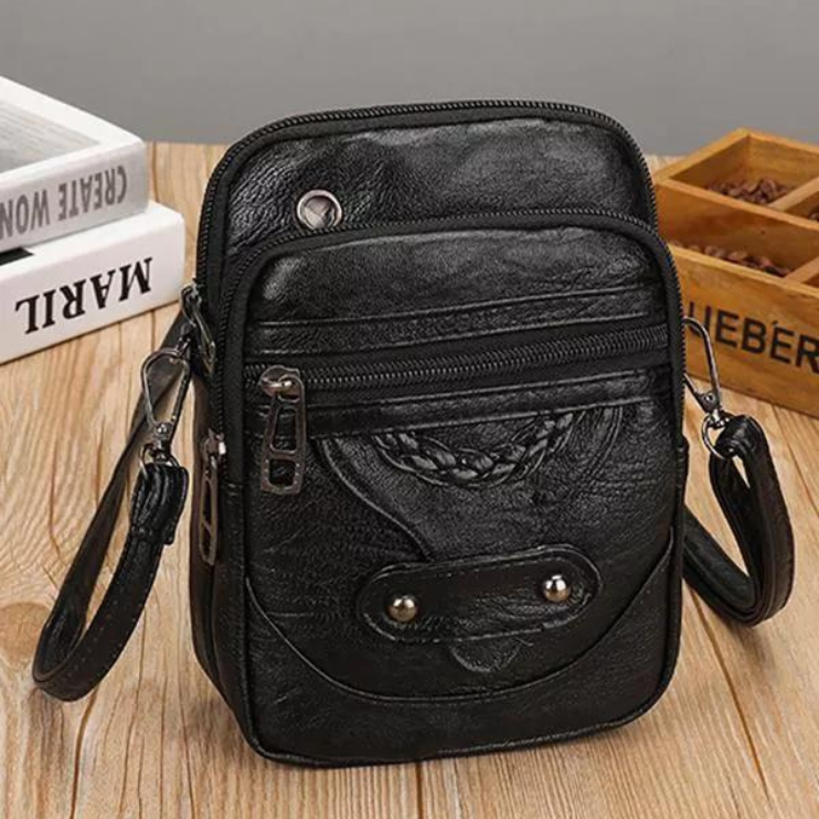 Matilda - Vintage leren handtas