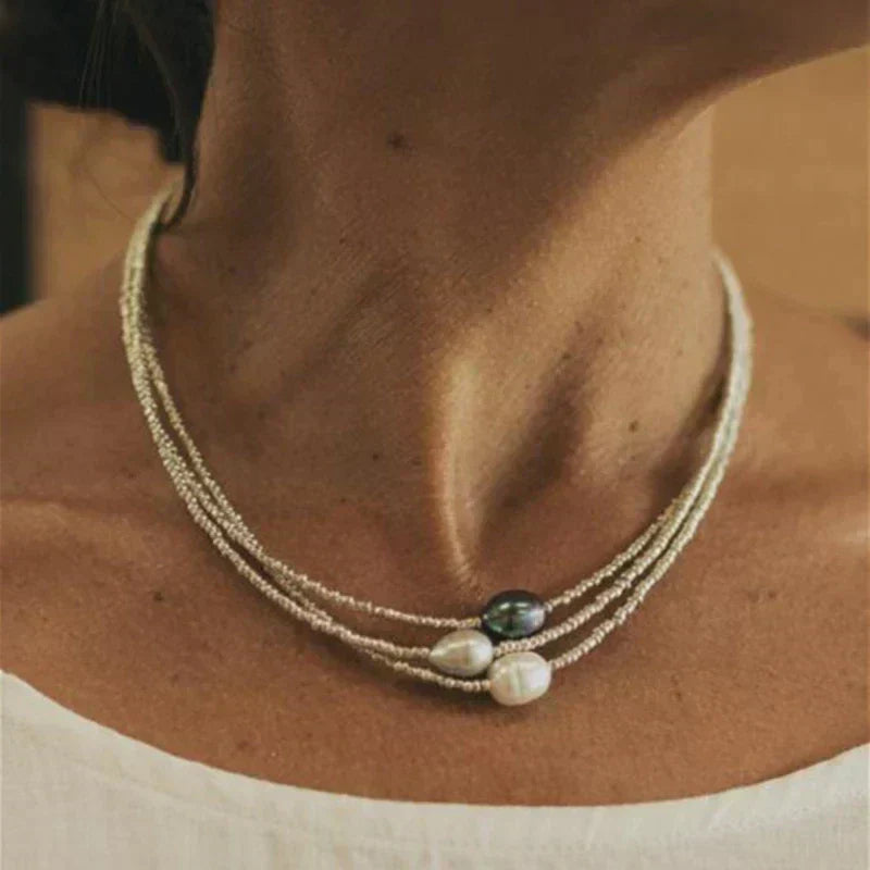 ketting met natuurlijke parels