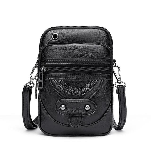 Matilda - Vintage leren handtas