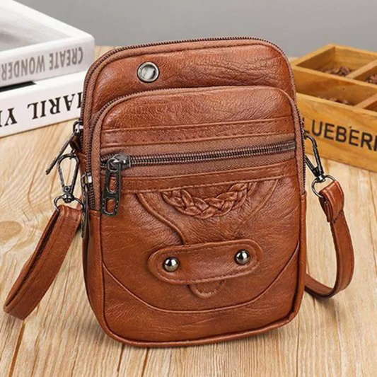 Matilda - Vintage leren handtas