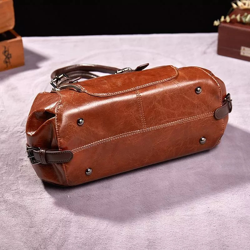 Layla - Moderne leren tas