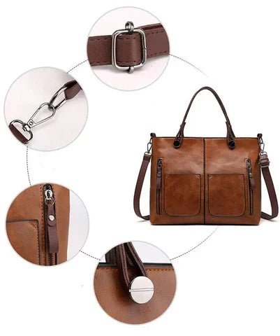 Zara - Moderne leren tas