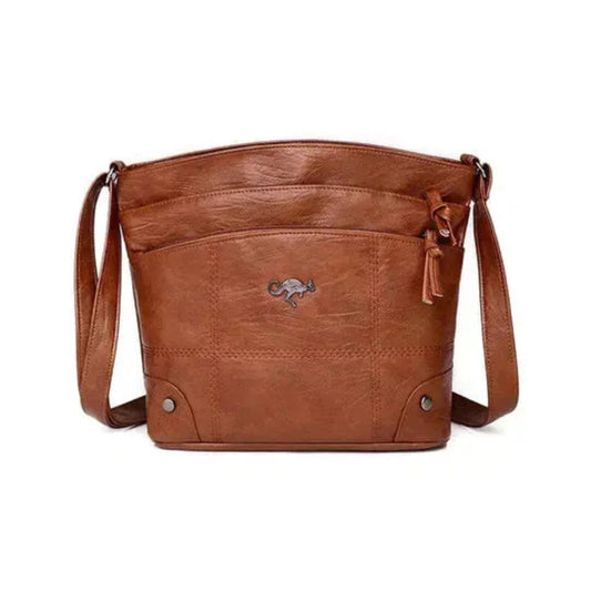 Evelyn - Stevige leren tas