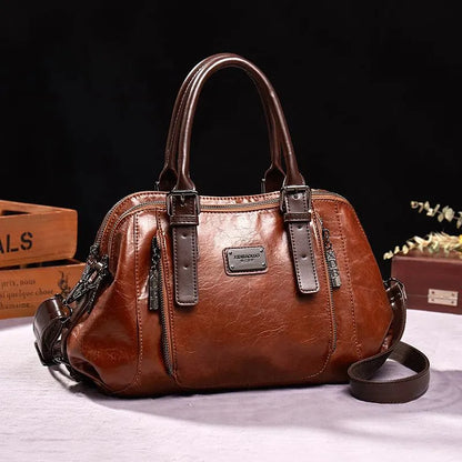 Layla - Moderne leren tas